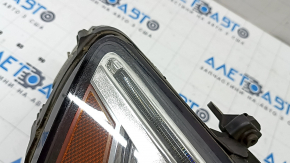 Фара передняя правая в сборе Audi Q5 8R 13-17 рест, ксенон, паутинка