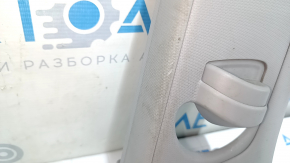 Накладка центральной стойки верхняя ремень правая Hyundai Tucson 16-21 серая, под чистку, царапины