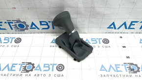Ручка КПП Audi Q5 8R 12-17 серая кожа, хром, царапины, потерта