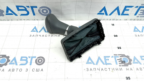 Ручка КПП Audi Q5 8R 12-17 серая кожа, хром, царапины, потерта