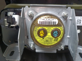 Bord față cu airbag pentru Ford Escape MK3 17-19, negru, bare de protecție, elemente pirotehnice ruginite