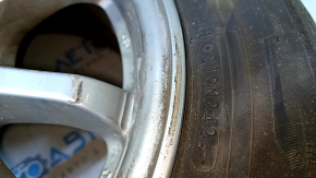 Комплект дисков с резиной R15x6.5J ET40 195x65 Toyota Prius 50 16-22 бордюрка