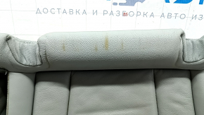 Подушка заднего ряда сидений левая Audi Q5 8R 09-17 кожа серая, замята, под чистку