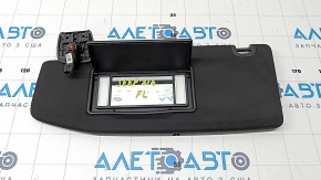 Козырек левый Jeep Grand Cherokee WL 21-26 черный с подсветкой, без крючка, Home link