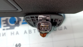 Козырек левый Jeep Grand Cherokee WL 21-26 черный с подсветкой, без крючка, Home link