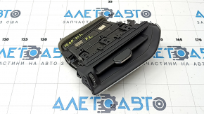 Deflector de aer față stânga, negru și cromat, pentru Jeep Grand Cherokee WL 21-25