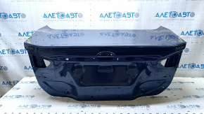 Крышка багажника Ford Fusion mk5 13-20 под спойлер, синий FT, примята, надорвано крепление спойлера