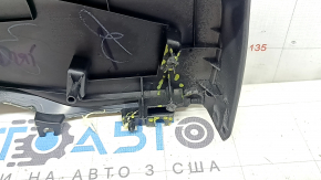 Накладка двери карточки задней левой Jeep Grand Cherokee WL 22-26 верхняя, кожа наппа, черная, сломаны крепления, вмятины