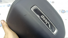 Подушка безопасности airbag в руль водительская Jeep Grand Cherokee WL 21-26 кожа наппа, черная, царапины, тычка