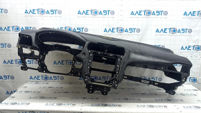 Торпедо передняя панель с AIRBAG Ford Fusion mk5 17-20 черная под start-stop, динамик и проекцию, тычка, пятна, сломаны крепления