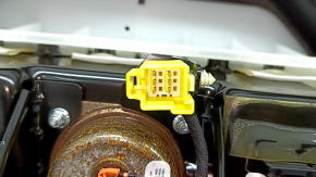 Bord față cu airbag pentru Jeep Grand Cherokee WL 21-25 PHEV, piele neagră cu cusături gri, cu sistem audio McIntosh, cu ramă, lacrimă