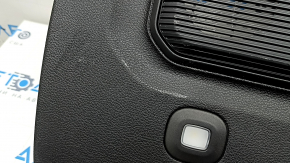 Ornamente hayon inferioare negre pentru difuzoare Jeep Grand Cherokee WL 22-25, cu becuri, elemente de fixare rupte, plastic uzat, alb