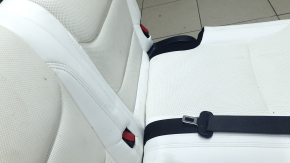 Задний ряд сидений 2 ряд левое Tesla Model X 22-26 белая кожа, с ремнями, без каркаса, под химчистку
