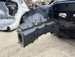 Четверть передняя правая Ford Fusion mk5 17-20 с кронштейном, на кузове, синяя, ржавая