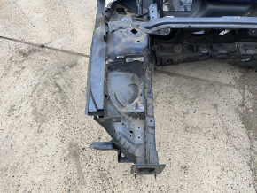 Четверть передняя правая Ford Fusion mk5 17-20 с кронштейном, на кузове, синяя, ржавая