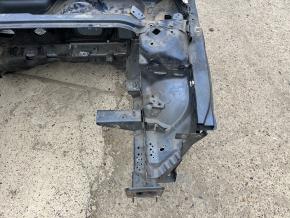 Четверть передняя левая Ford Fusion mk5 13-20 на кузове, синяя, ржавая
