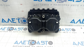 Подстаканники центральной консоли Jeep Grand Cherokee WL 22-23 в сборе, черный глянец, хром, с подсветкой, царапины