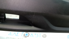 Накладка заднего бампера Ford Fusion mk5 13-18 под 2 трубы мат с заглуш, царапины