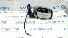 Зеркало боковое правое в сборе Lexus RX330 RX350 RX400h 04-09 11 пинов, золото, царапины