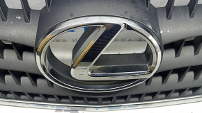 Решетка радиатора grill Lexus RX400h 06-08 с эмблемой, песок