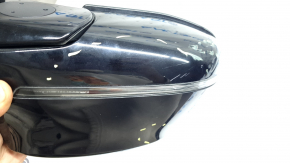 Ansamblu oglindă retrovizoare dreapta pentru BMW X3 F25 15-17, 5 pini, semnalizare, antiorbire automată, încălzită, negru 416, zgârieturi, zgârieturi  