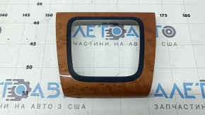 Обрамление накладки шифтера КПП Lexus RX300 RX330 RX350 RX400h 04-09 под дерево, царапины