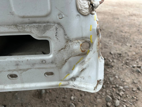 Задняя панель Kia EV6 22-26 на кузове, погнуты углы