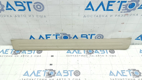 Накладка порога внешняя передняя левая Lexus RX300 RX330 RX350 RX400h 04-08 бежевая, царапины