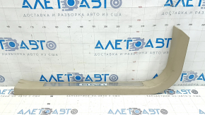Накладка порога с подсветкой передняя левая Lexus RX300 RX330 RX350 RX400h 04-08 беж, с подсветкой, , с хромированной накладкой, царапины, вмятина, побелел пластик