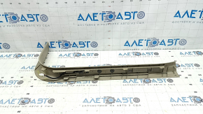 Накладка порога с подсветкой передняя левая Lexus RX300 RX330 RX350 RX400h 04-08 беж, с подсветкой, , с хромированной накладкой, царапины, вмятина, побелел пластик