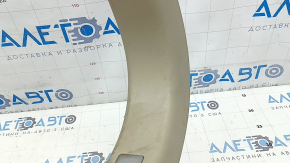 Накладка порога с подсветкой передняя левая Lexus RX300 RX330 RX350 RX400h 04-08 беж, с подсветкой, , с хромированной накладкой, царапины, вмятина, побелел пластик