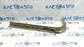 Накладка порога с подсветкой передняя правая Lexus RX300 RX330 RX350 RX400h 04-08 беж, с подсветкой, с хромированной накладкой, царапины, вмятины