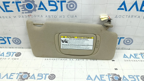 Parasolar dreapta pentru Lexus RX300 RX330 RX350 RX400h 04-09, bej, fără cârlig