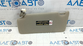 Parasolar dreapta pentru Lexus RX300 RX330 RX350 RX400h 04-09, bej, fără cârlig