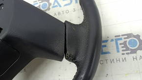 Руль голый Lexus RX300 RX330 RX350 RX400h 04-09 кожа черная, с деревом, с накладками, царапины, потерт