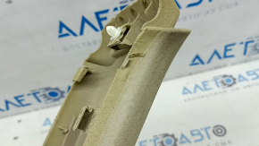 Накладка центральной стойки верхняя ремень правая Lexus RX300 RX330 RX350 RX400h 04-09 беж, под химч, царапина, запилена, надрывы