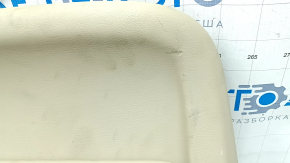 Husă spătar scaun șofer Lexus RX300 RX330 RX350 RX400h 04-08 piele bej, ruptă, zgâriată, necesită curățare, șifonată