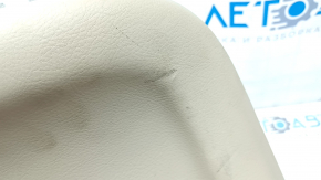 Husă spătar scaun șofer Lexus RX300 RX330 RX350 RX400h 04-08 piele bej, ruptă, zgâriată, necesită curățare, șifonată
