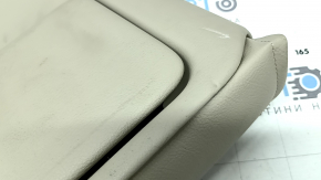 Husă spătar scaun șofer Lexus RX300 RX330 RX350 RX400h 04-08 piele bej, ruptă, zgâriată, necesită curățare, șifonată