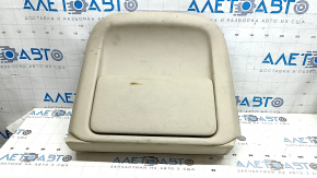 Накладка спинки пассажирского сидения задняя Lexus RX300 RX330 RX350 RX400h 04-08 кожа бежевая, замята, под чистку