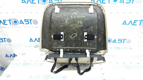 Накладка спинки пассажирского сидения задняя Lexus RX300 RX330 RX350 RX400h 04-08 кожа бежевая, замята, под чистку