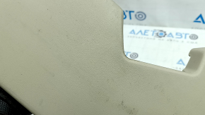 Накладка пассажирского сидения боковая левая Lexus RX300 RX330 RX350 RX400h 04-08 бежевая, трещины в креплениях, царапины, под чистку