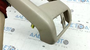 Накладка центральной консоли верхняя Lexus RX300 RX330 RX350 RX400h 04-08 бежевая, вставки под светлое дерево, трещины в креплениях