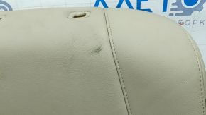 Обшивка спинки водительского сиденья Lexus RX300 RX330 RX350 RX400h 04-09 кожа бежевая, потрескана, под подогрев, под чистку, замята