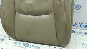 Tapițerie scaun șofer pentru Lexus RX300 RX330 RX350 RX400h 04-09, piele gri, crăpată, încălzită