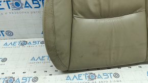 Tapițerie scaun șofer pentru Lexus RX300 RX330 RX350 RX400h 04-09, piele gri, crăpată, încălzită