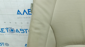 Обшивка спинки пассажирского сиденья Lexus RX300 RX330 RX350 RX400h 04-09 кожа бежевая, потрескана, под подогрев, под чистку, замята