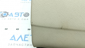 Перчаточный ящик, бардачок Lexus RX300 RX330 RX350 RX400h 04-09 кожа, бежевый,2 части, с пленкой под дерево, царапины, надрыв