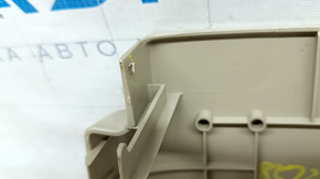 Накладка центральной консоли задняя Lexus RX300 RX330 RX350 RX400h 04-08 бежевая, царапины, надломаны крепления