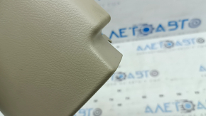 Накладка центральной консоли задняя Lexus RX300 RX330 RX350 RX400h 04-08 бежевая, царапины, надломаны крепления